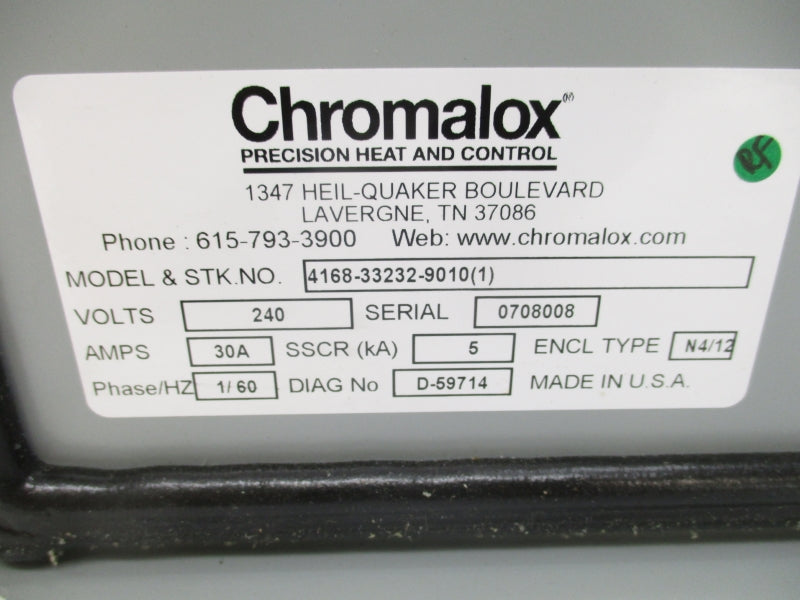 CHROMALOX 4168-33232-9010(1) 240V 30A NSNP