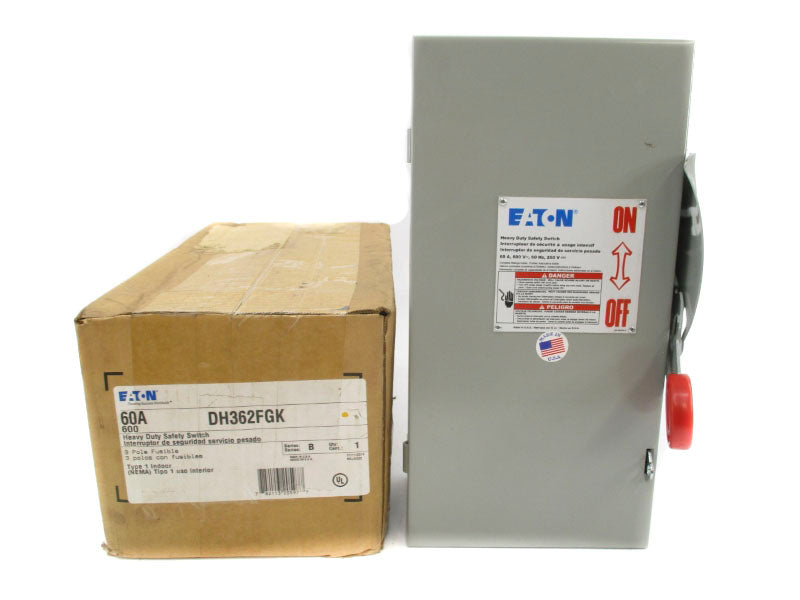 EATON DH362FGK SER. B 600V 60A (AS PICTURED) NSMP