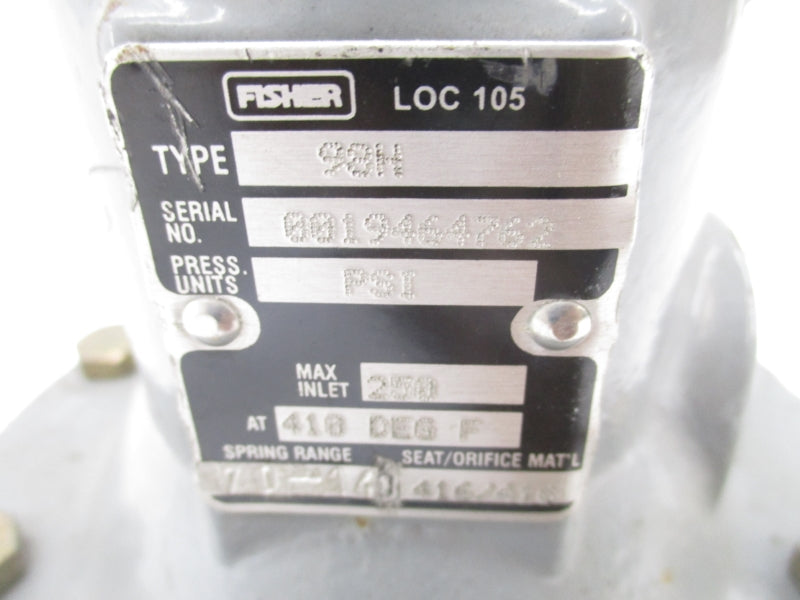 FISHER 98H 250 PSI UNMP