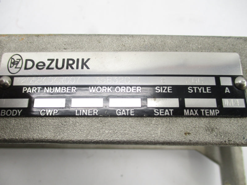 DEZURIK 2058404R007 UNMP
