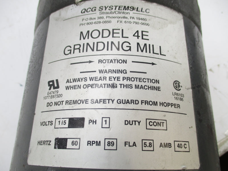 QCG SYSTEMS 4E 115V UNMP