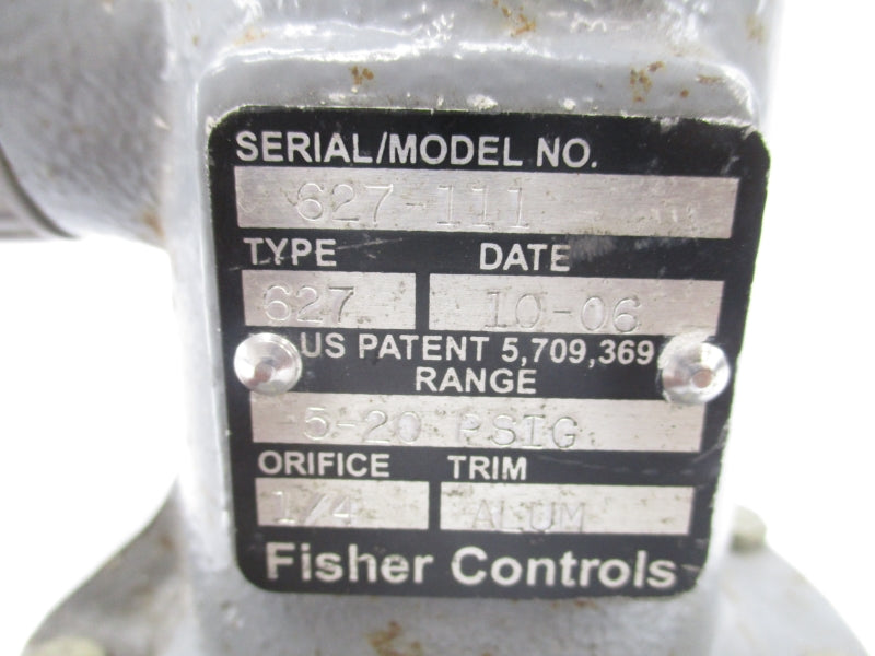 FISHER CONTROLS 627-111 5-20PSI 1/4" UNMP