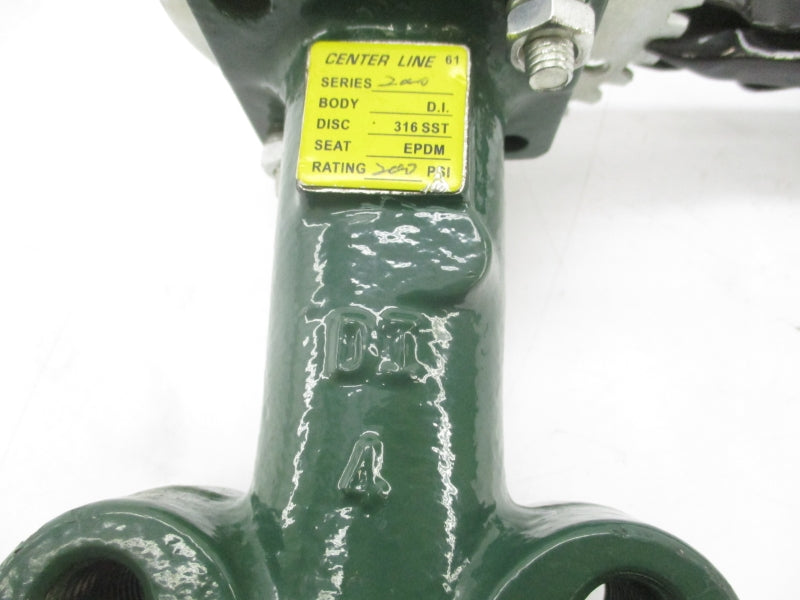 CENTER LINE D.I 200PSI 4" NSNP
