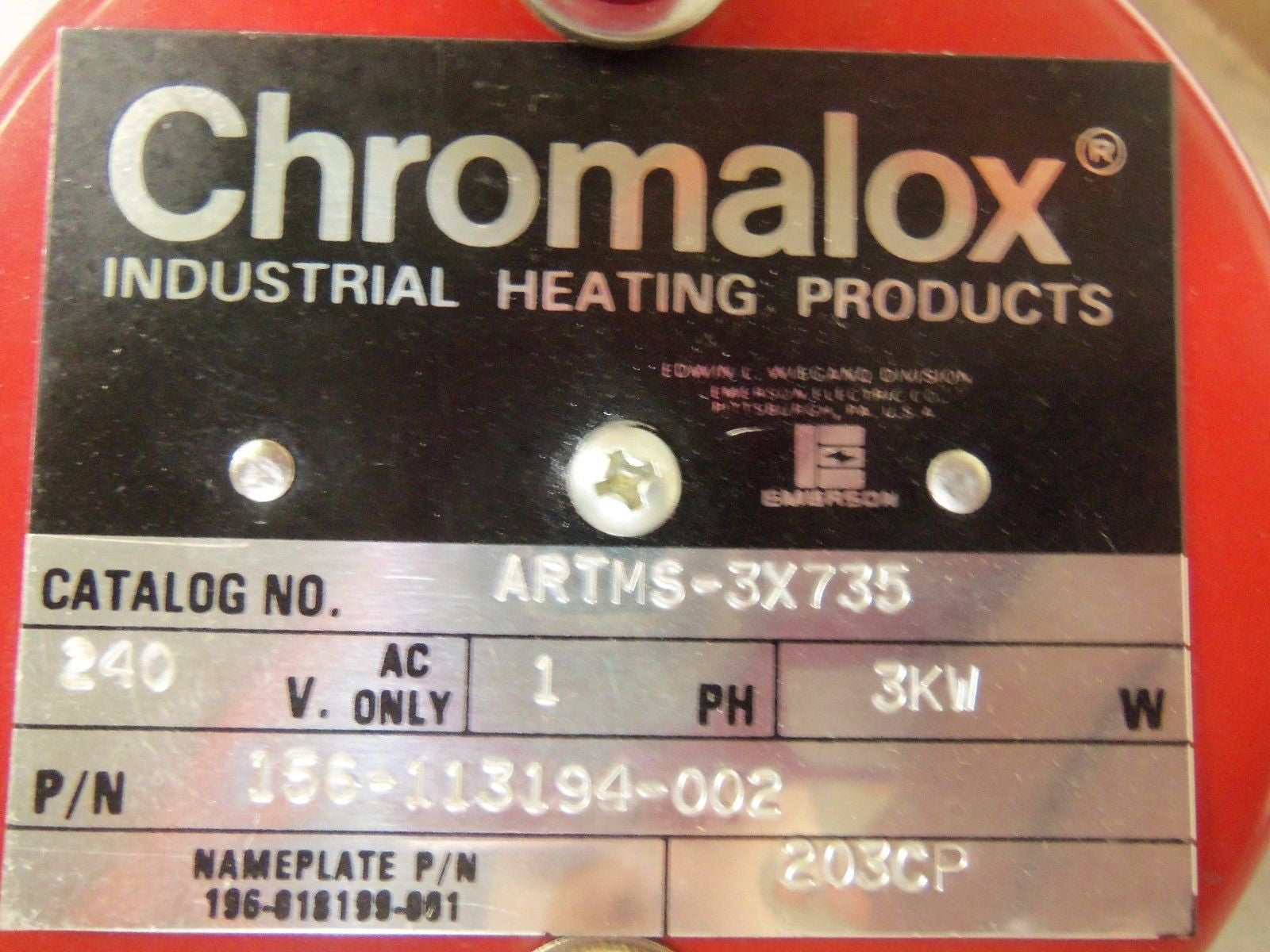 CHROMALOX ARTMS-3X735 HEATER *NEW IN BOX*