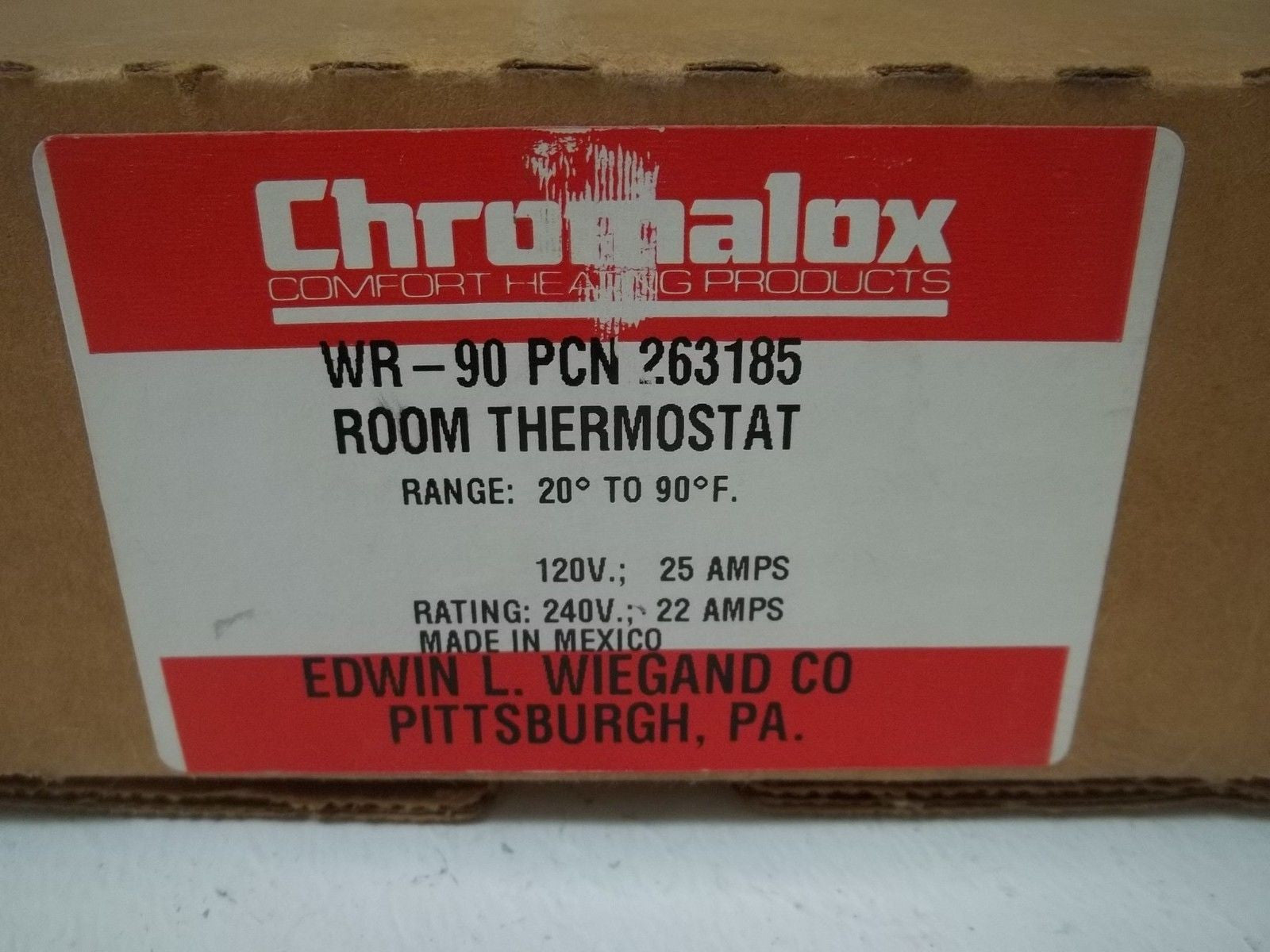 CHROMALOX WR-90 TEMPERATURE CONTROL *NEW IN BOX*