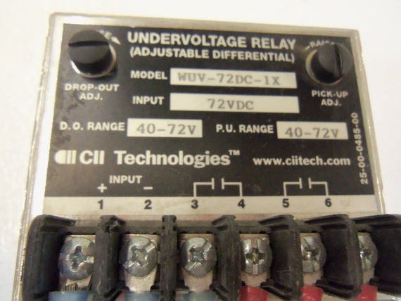 CII TECH WUV-72DC-1X *USED*