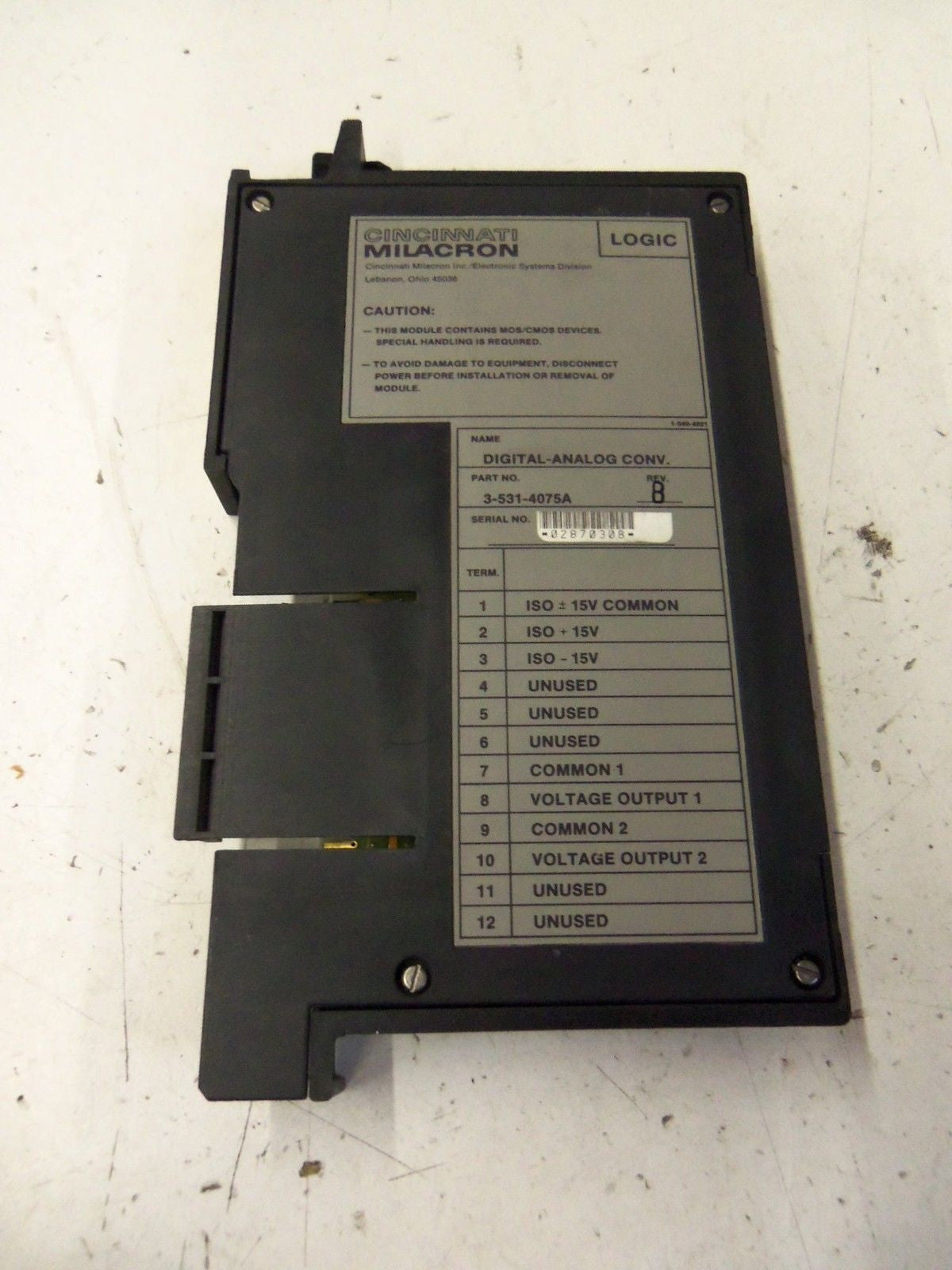 CINCINNATI MILACRON 3-531-4075A *NEW NO BOX*