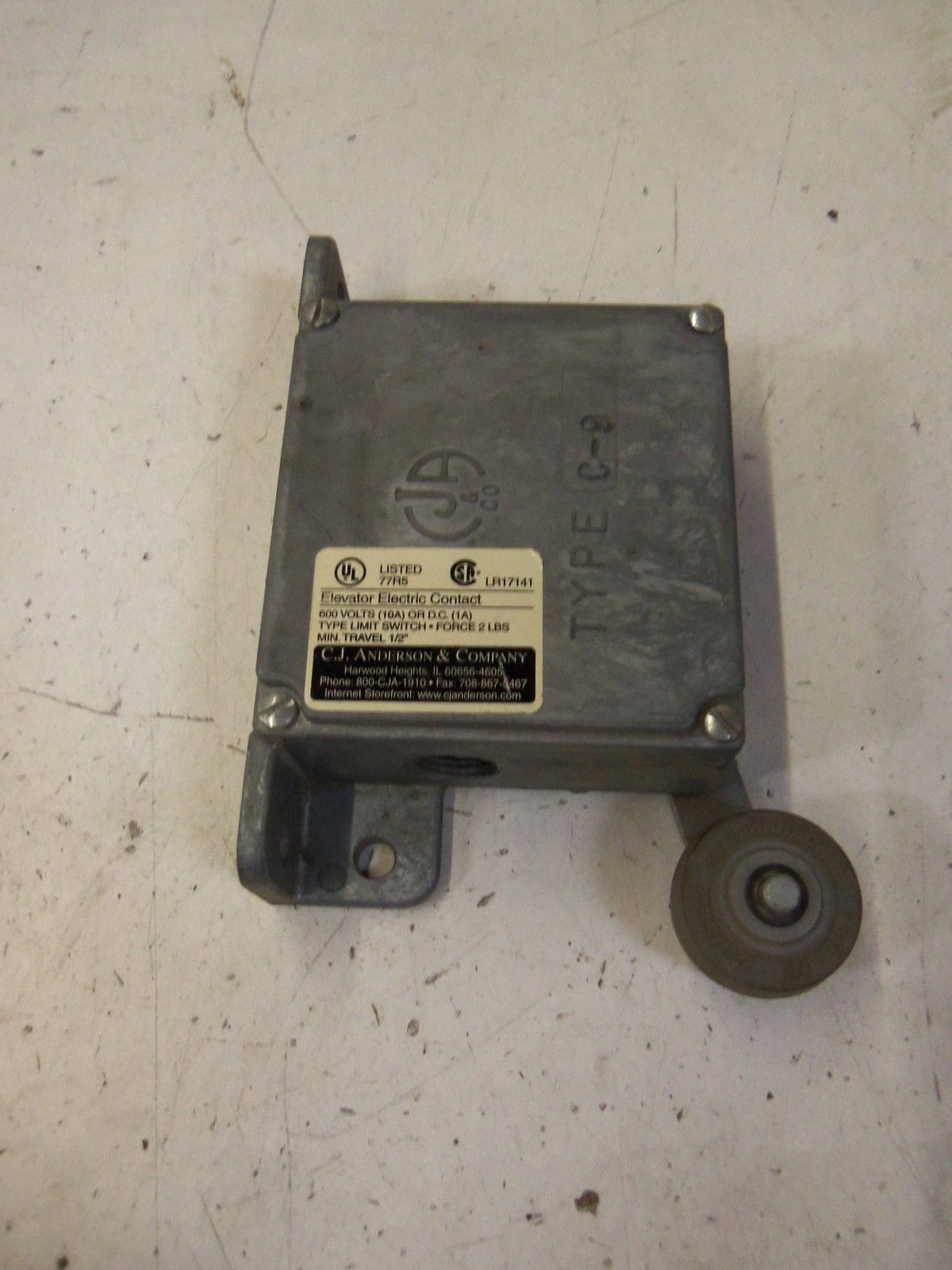 C.J. ANDERSON & CO. C-9 *USED*