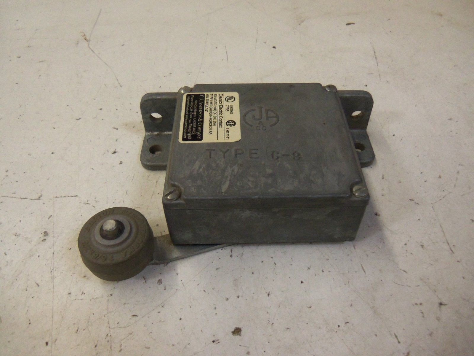 C.J. ANDERSON & CO. C-9 *USED*