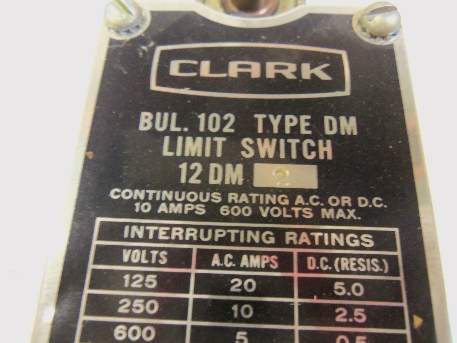 CLARK 12DM-2 *NEW IN BOX*