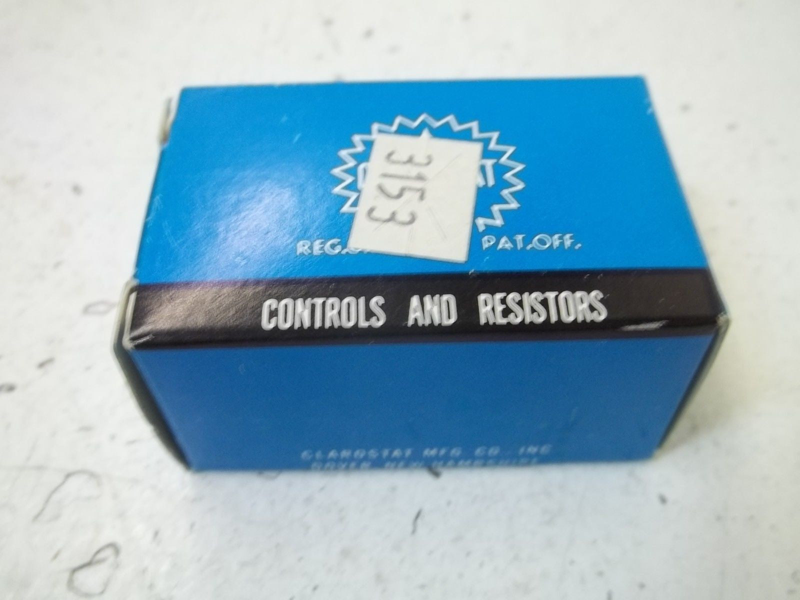 CLAROSTAT 380C3 POTENTIOMETER 500 OHMS *NEW IN BOX*