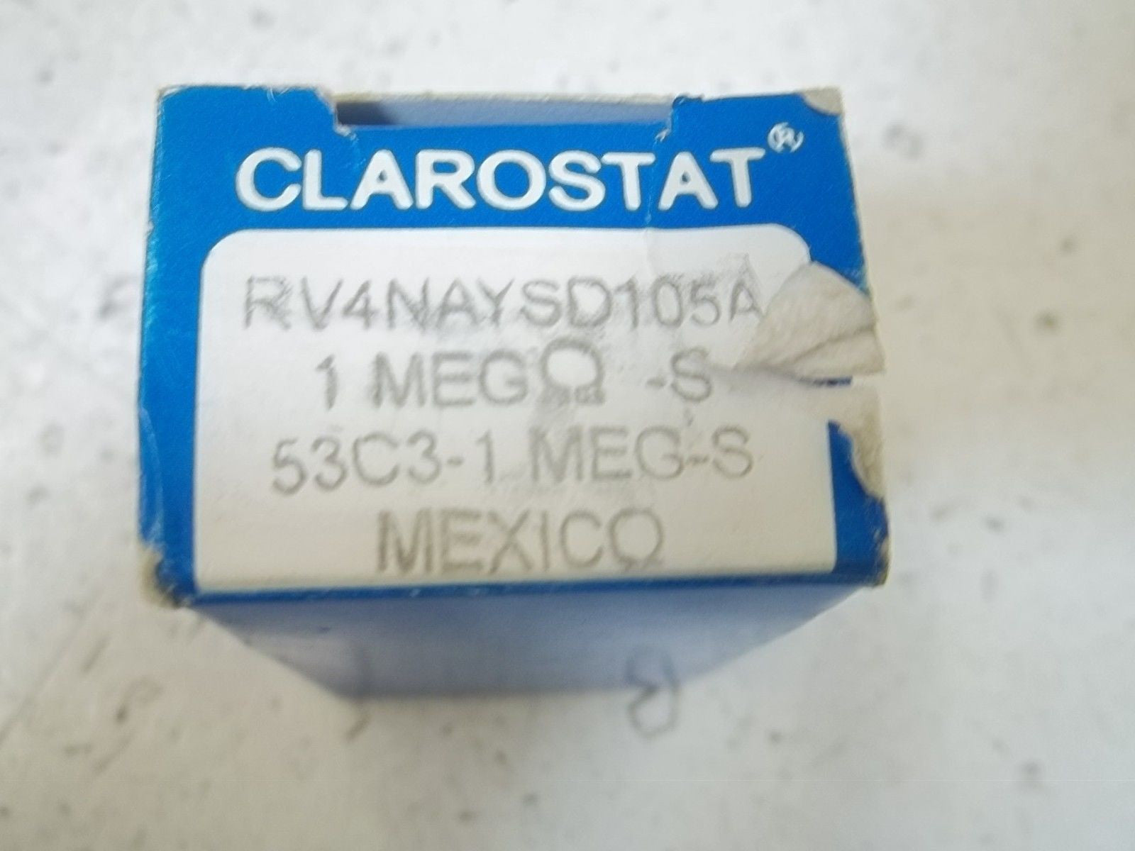 CLAROSTAT 53C3-1MEG-S POTENTIOMETER *NEW IN BOX*