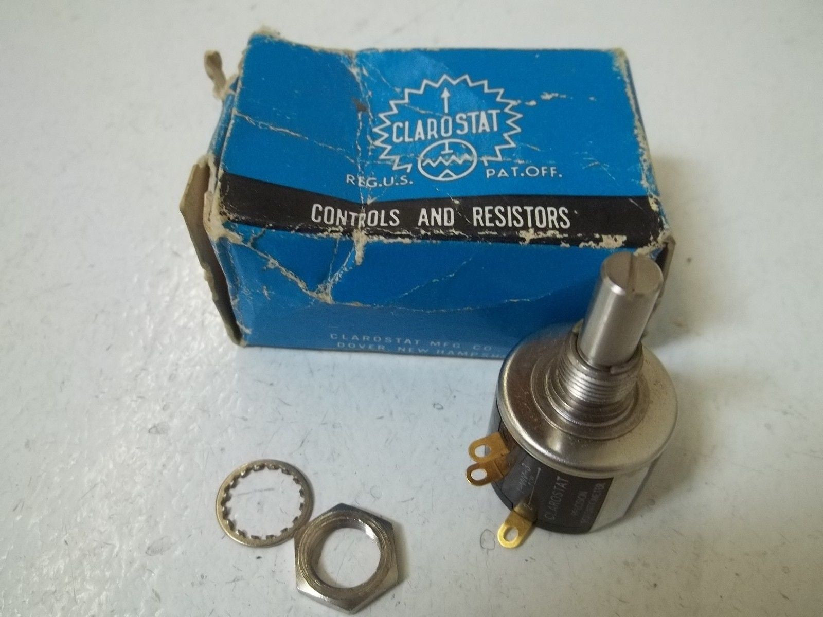 CLAROSTAT 73JA-50K PRECISION POTENTIOMETER 50K OHMS *NEW IN BOX*