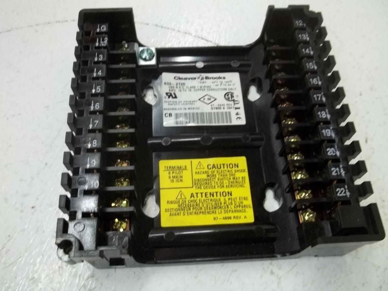 CLEAVAR-BROOKS CB833-2725 WIRING SUBBASE-PANEL MONITOR *NEW IN BOX*