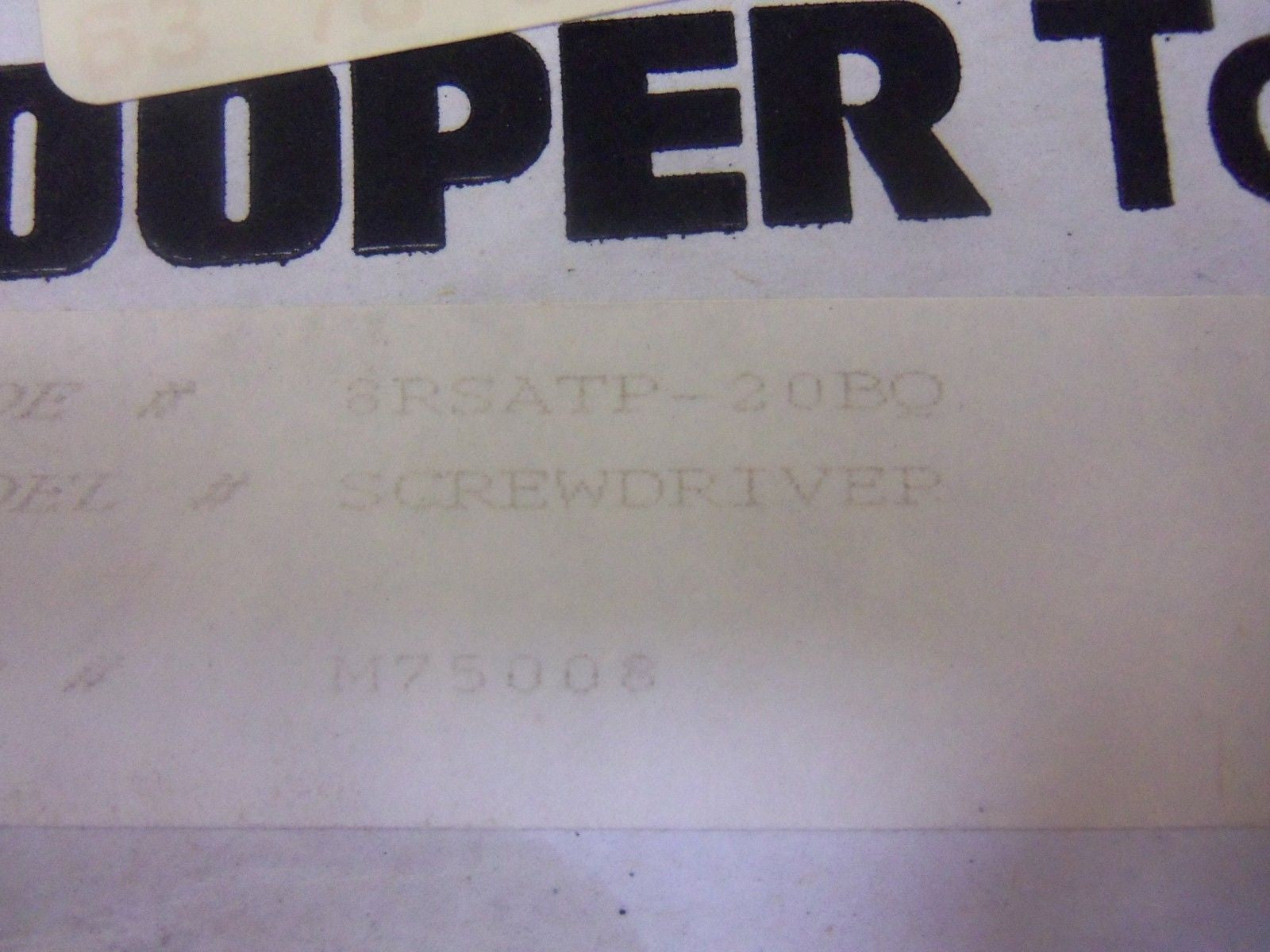 CLECO 8RSATP-20BQ *USED*