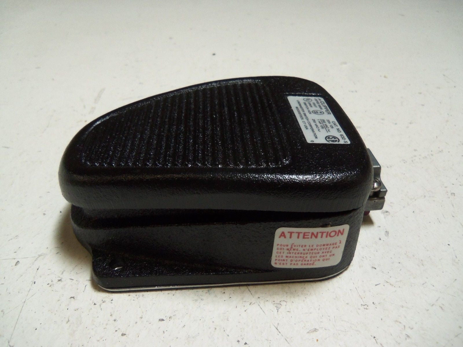 CLIPPER 632-S FOOT SWITCH *NEW IN BOX*
