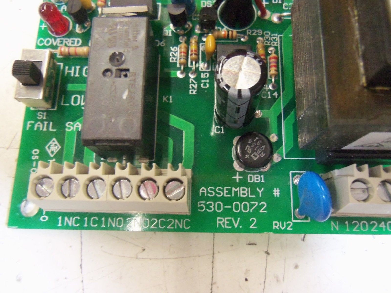 COARSE FINE 530-0072 PC BOARD *USED*