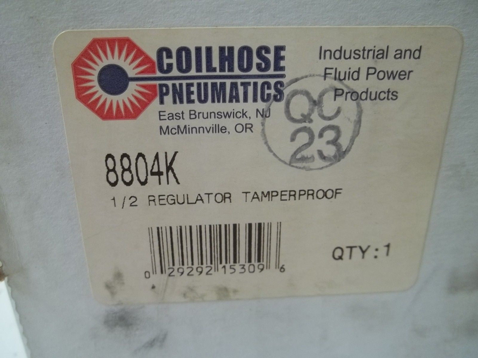 COILHOSE PNEUMATIC 8804K 1/2" REGULATOR TAMPERPROOF *NEW IN BOX*