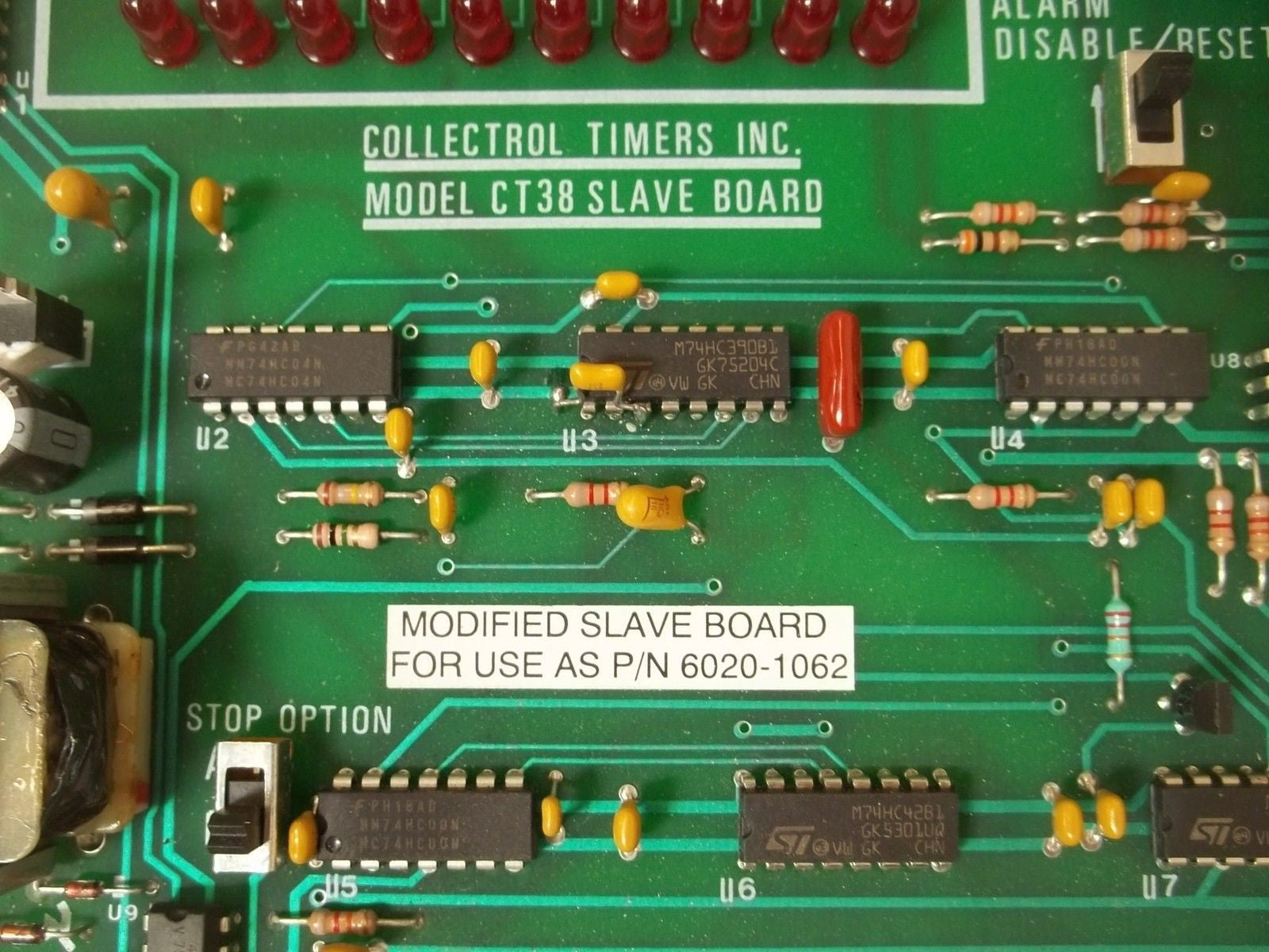 COLLECTROL TIMERS INCMODEL CT38 SLAVE BOARD *USED*