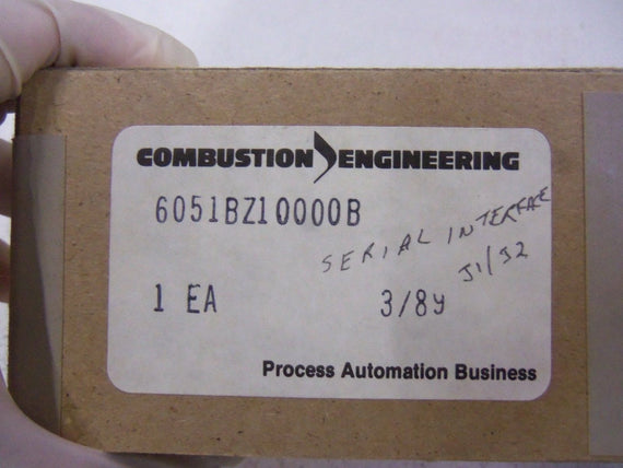 COMBUSTION ENGINEERING SERIAL INTERFACE 6051BZ10000B *NEW IN BOX*