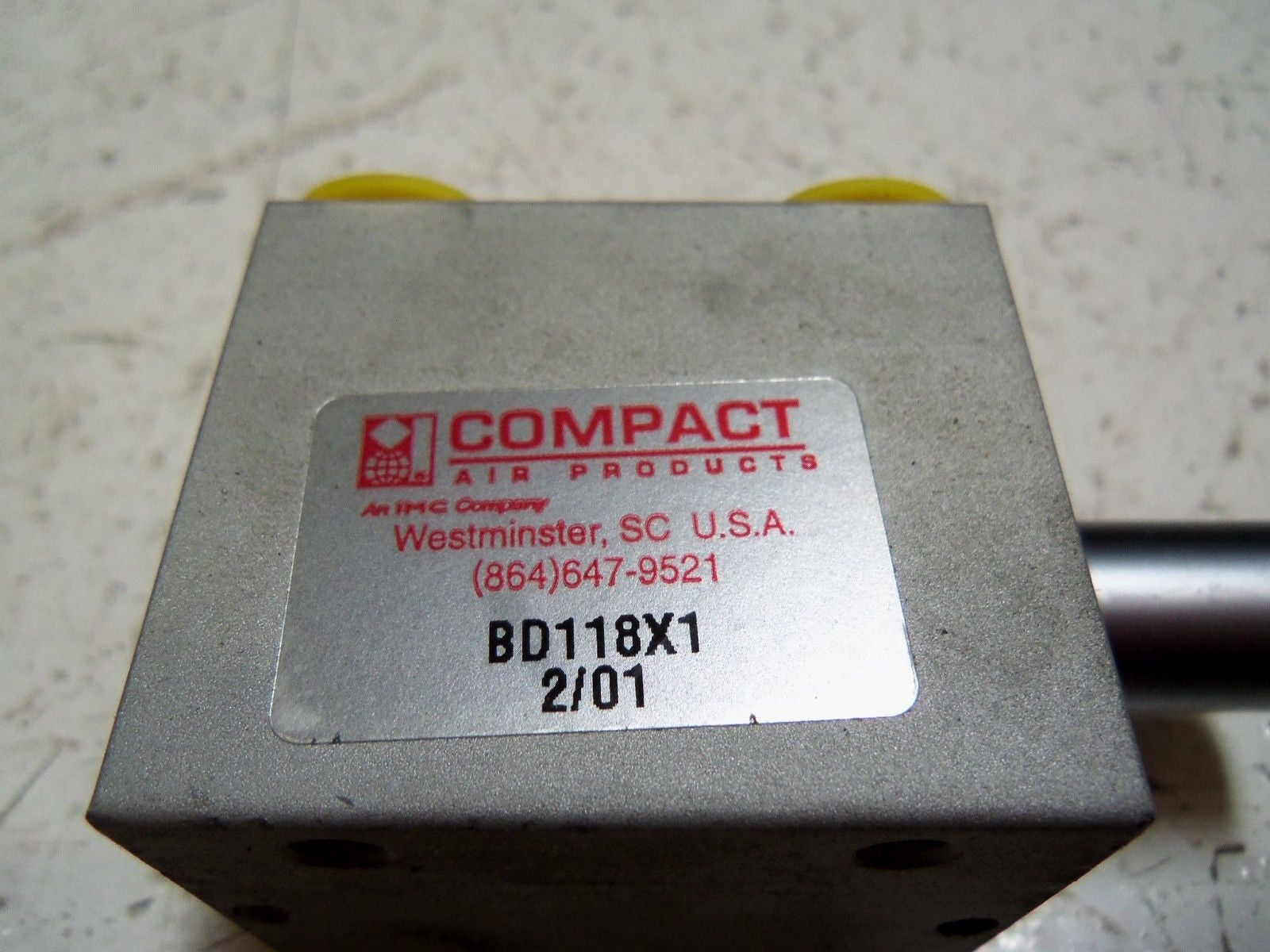COMPACT BD118X1 NON-MAGNETIC PISTON *USED*