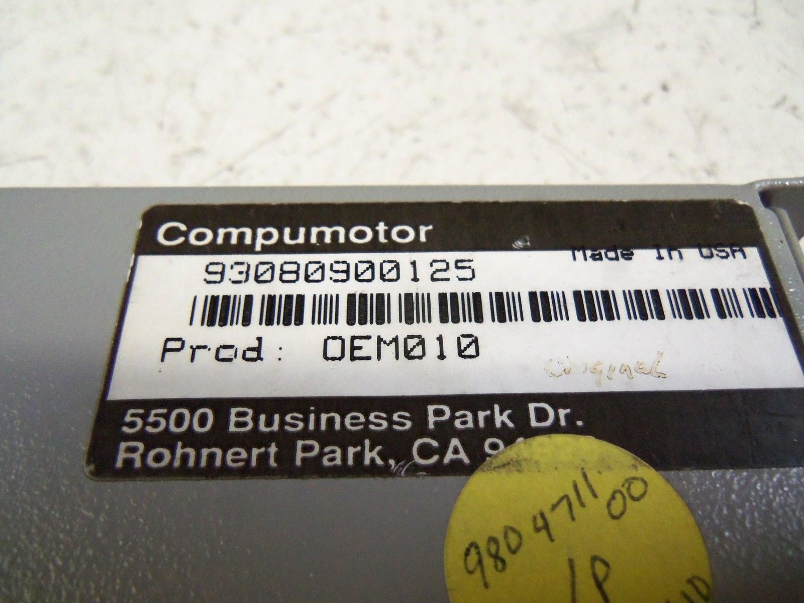 PARKER COMPUMOTOR OEM010 STEPPER DRIVE *USED*