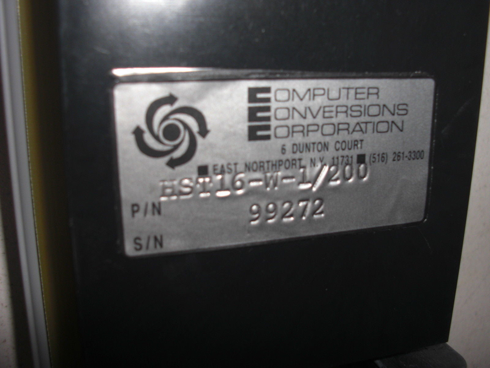 COMPUTER CONVERSION CORP HST16-W-1/200 *NEW NO BOX*