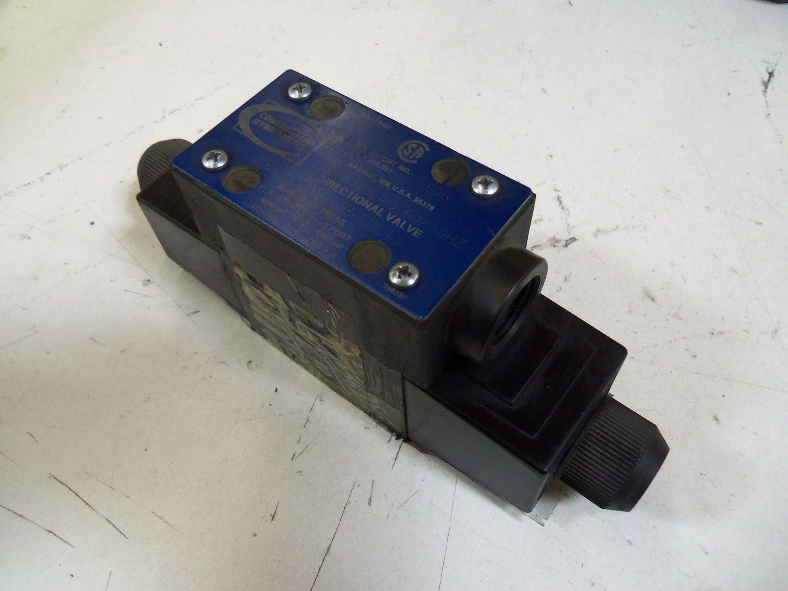 CONTINENTAL HYDRAULICS DIRECTIONAL VALVE VS5M-3F-GS1B-60L-J *USED*