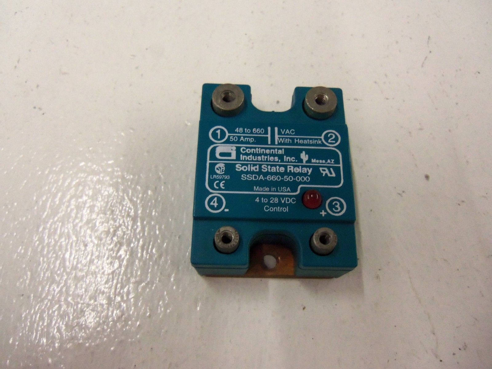 CONTINENTAL INDUSTRIES, INC. SSDA-660-50-000 *USED*