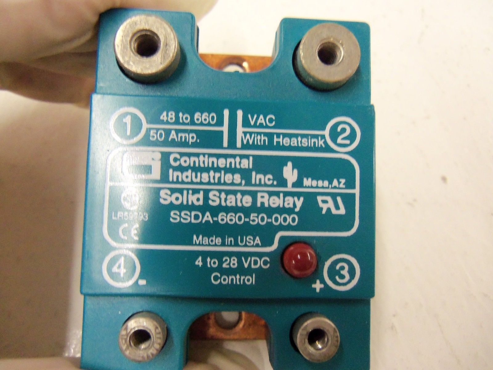 CONTINENTAL INDUSTRIES, INC. SSDA-660-50-000 *USED*