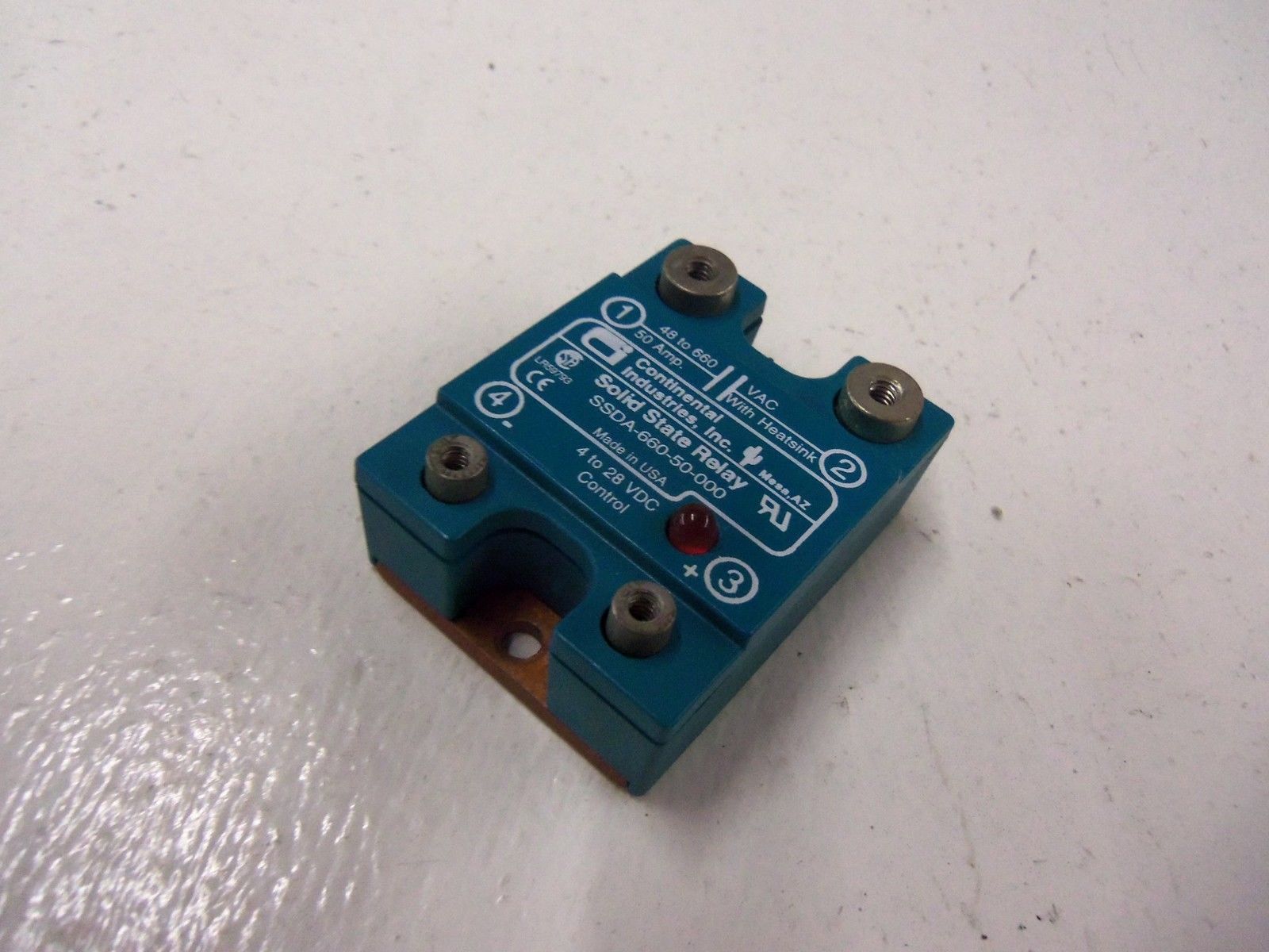 CONTINENTAL INDUSTRIES, INC. SSDA-660-50-000 *USED*