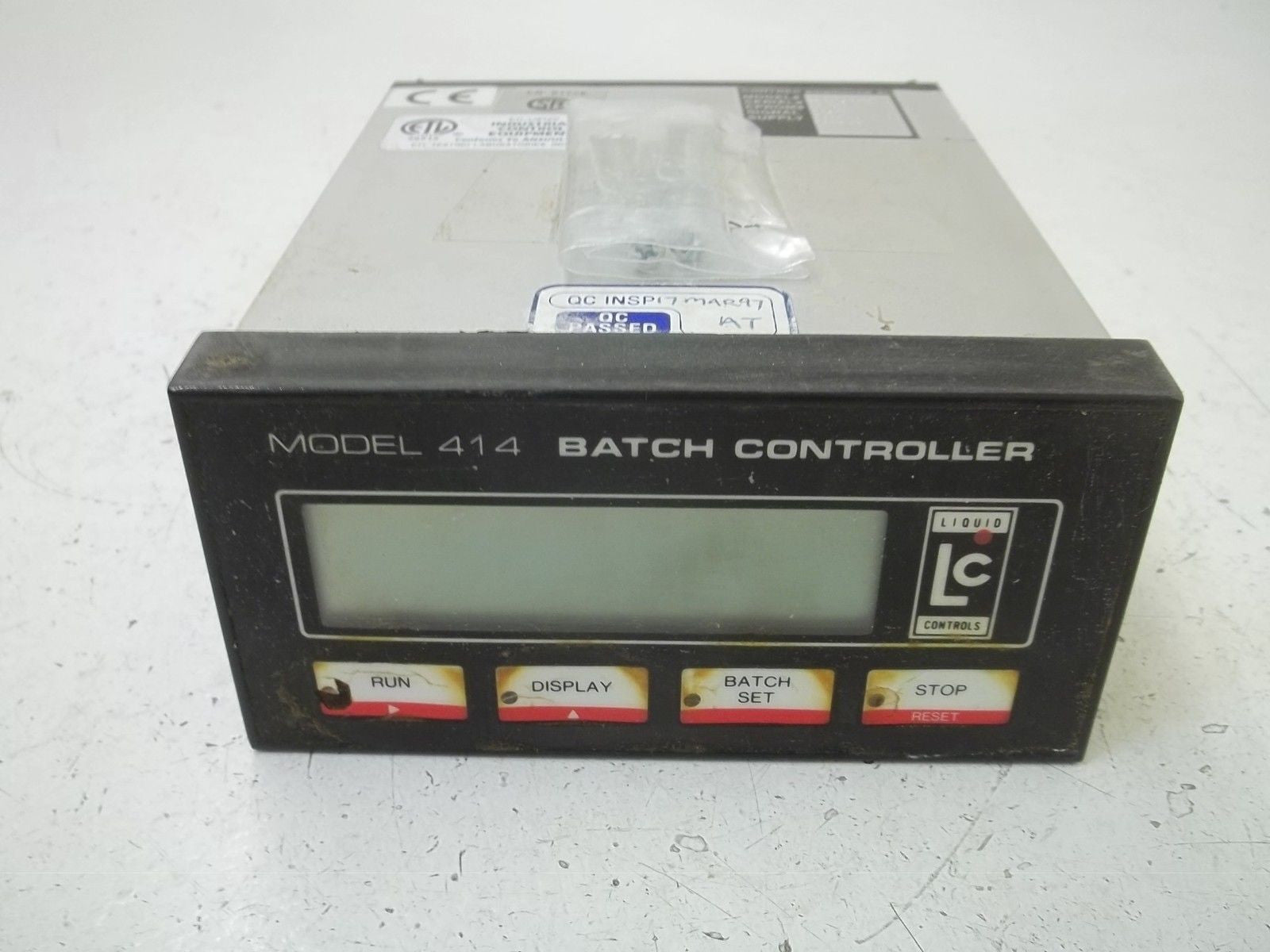CONTREC SYSTEMS 414B.10A CONTROL *USED*
