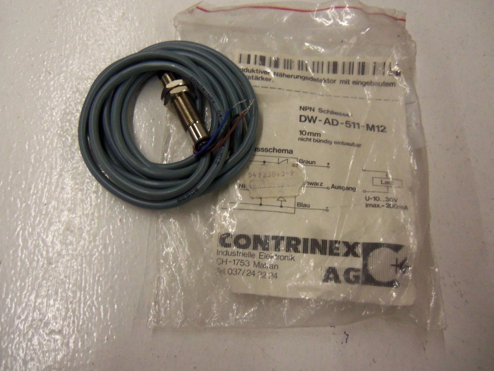 CONTRINEX DW-AD-511-M12 *NEW IN BAG*