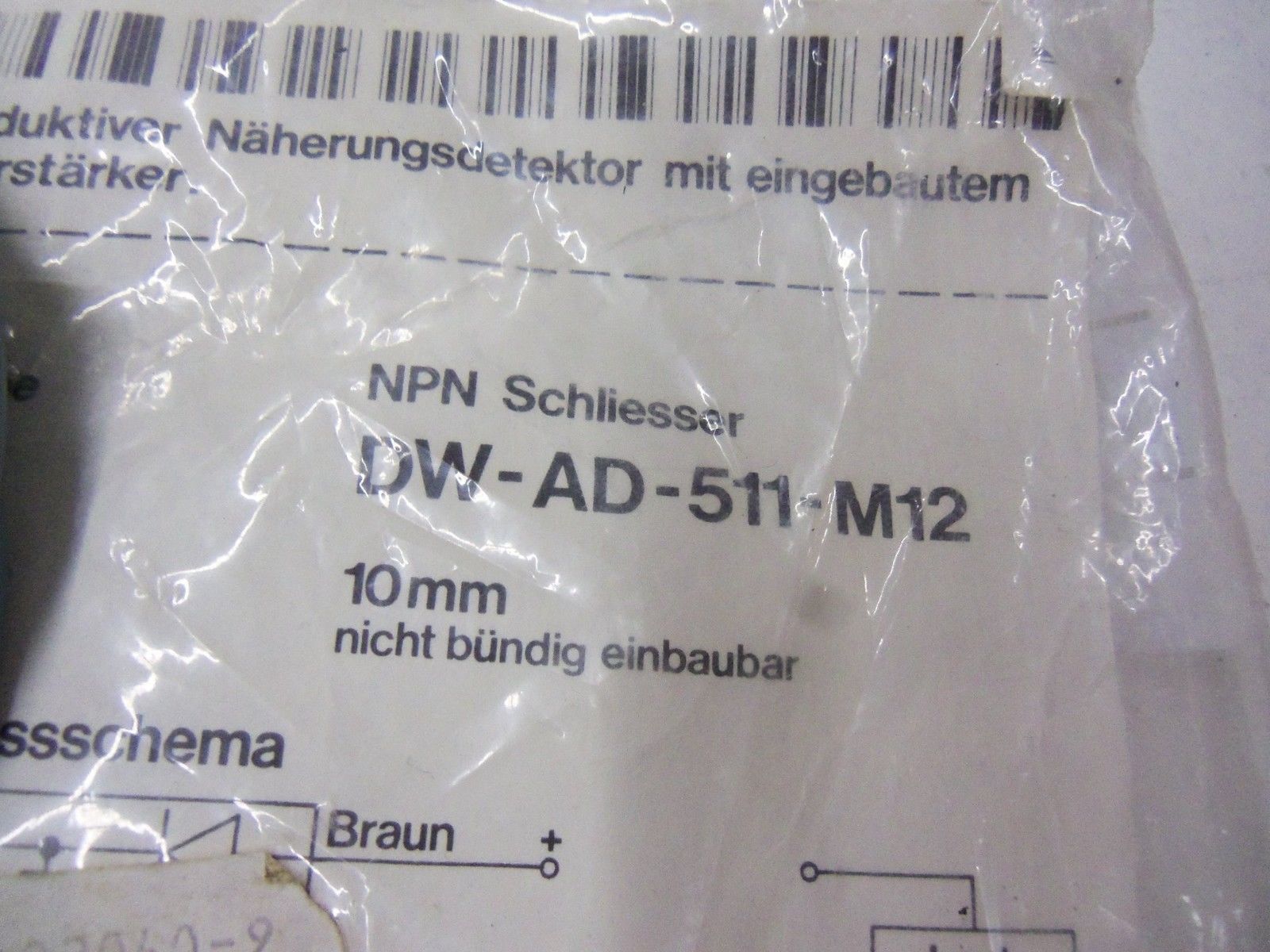 CONTRINEX DW-AD-511-M12 *NEW IN BAG*