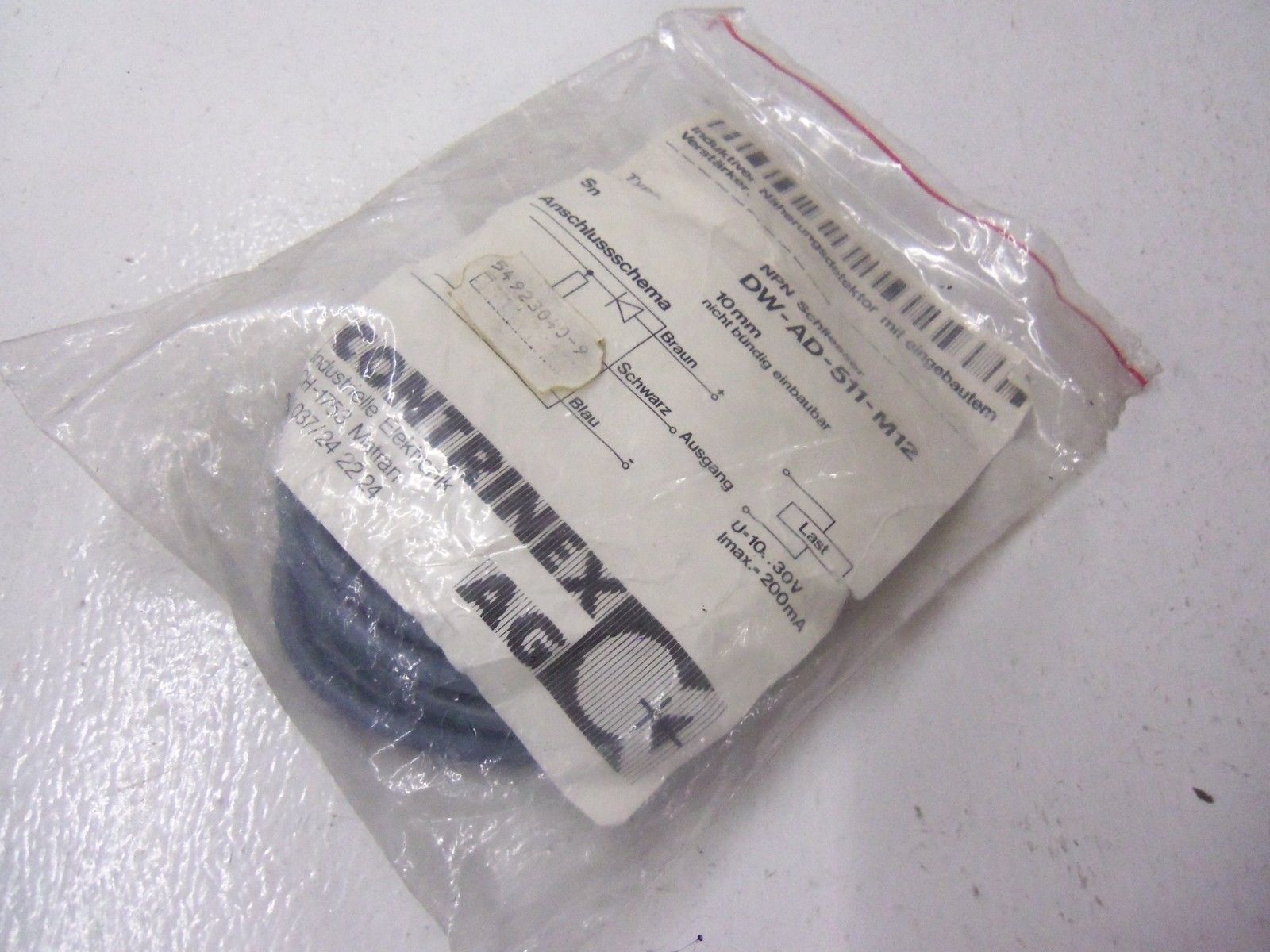 CONTRINEX DW-AD-511-M12 *NEW IN BAG*