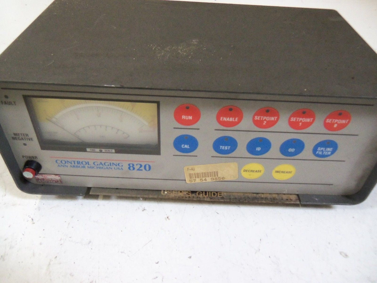 CONTROL GAGING , INC. 820 *USED*