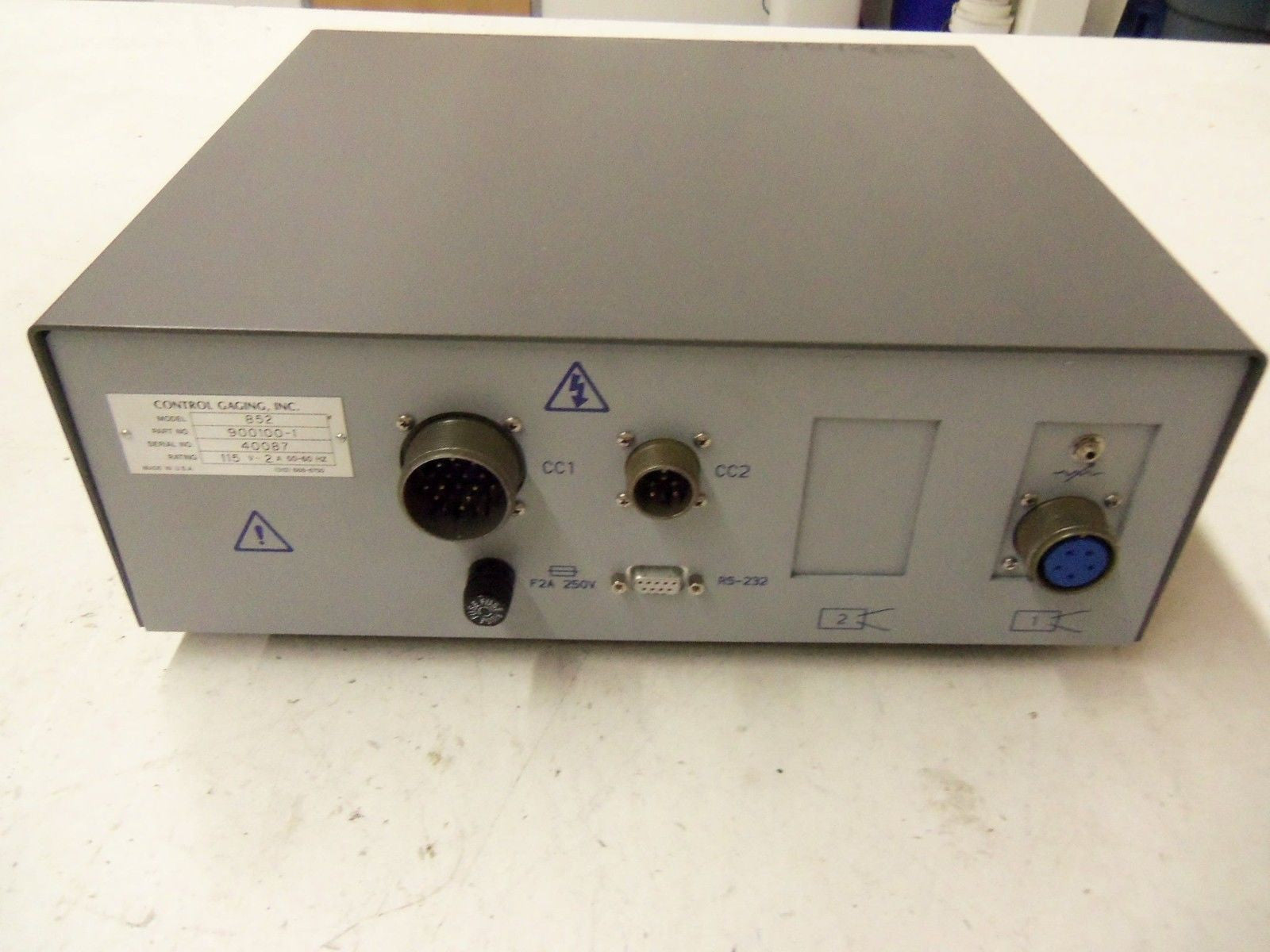 CONTROL GAGING, INC. 852/900100-1  *USED*
