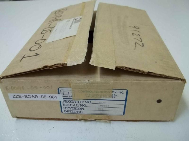 CONTROL TECHNOLOGY INC. 901F-2530 *NEW IN BOX*