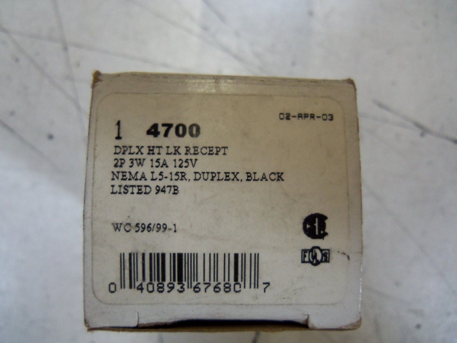 COOPER 4700 *NEW IN BOX*