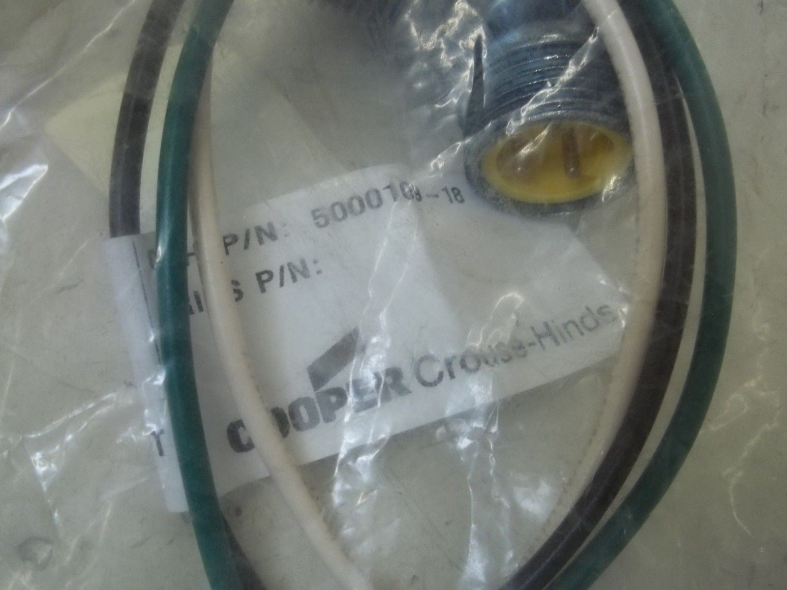COOPER 5000109-18 CORDSET *NEW IN A BAG*