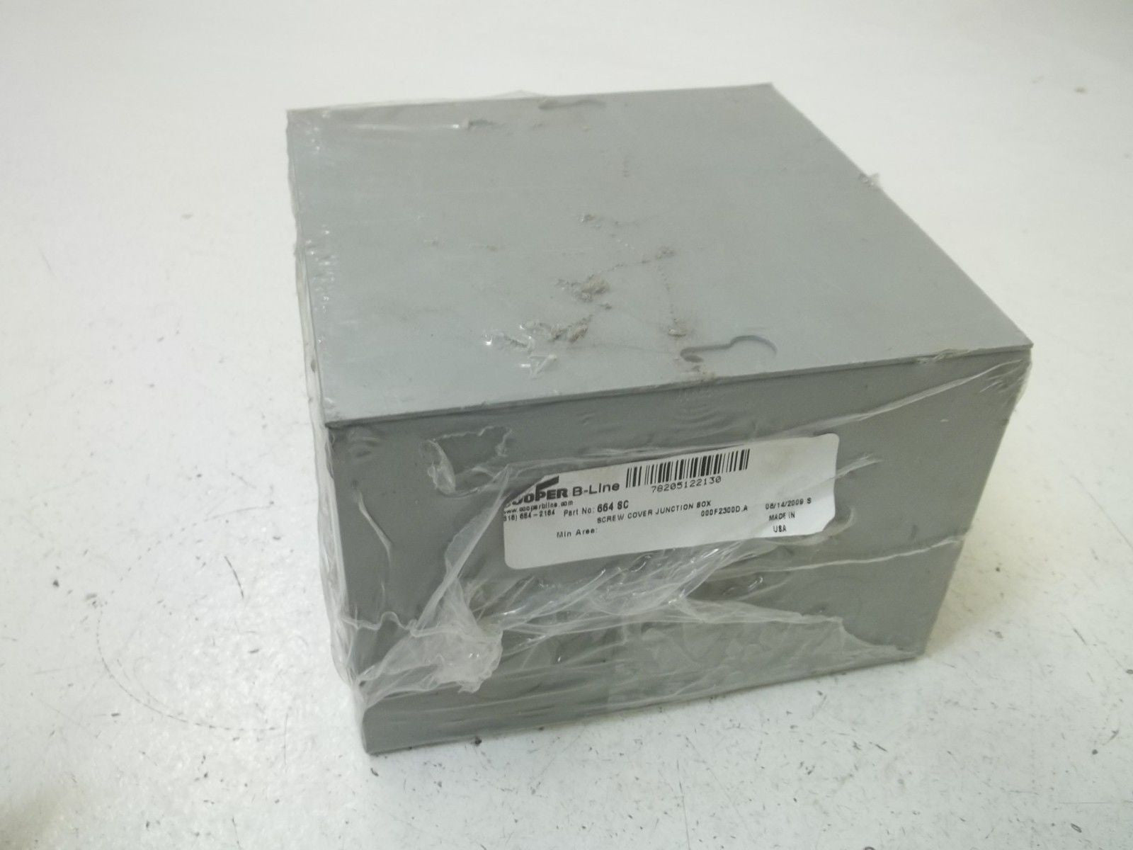 COOPER 664 SC SCREW COVER JUNCTION BOX *NEW IN FACTORY BAG*