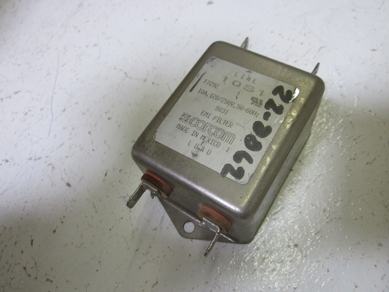 CORCOM 10S1 EMI FILTER 120/250V *USED*