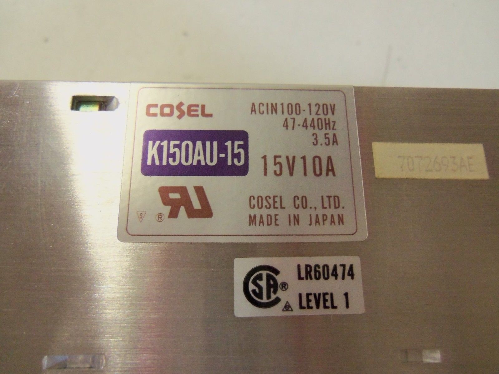 COSEL K150AU-15 *NEW NO BOX*