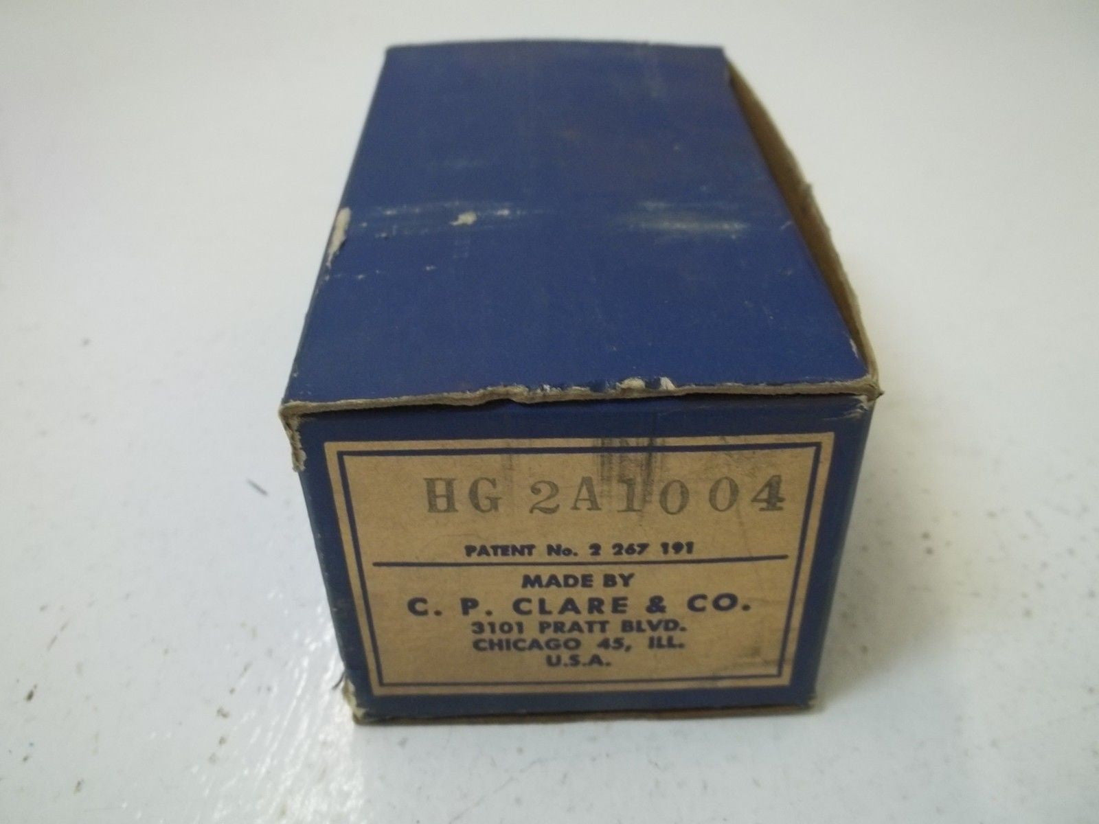 C.P. CLARE & CO. HG2A1004 *NEW IN BOX*