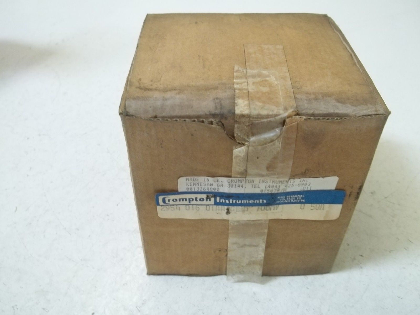 CROMPTON 295401601AAGBNT100MV050A PANEL METER 0-50 *NEW IN BOX*
