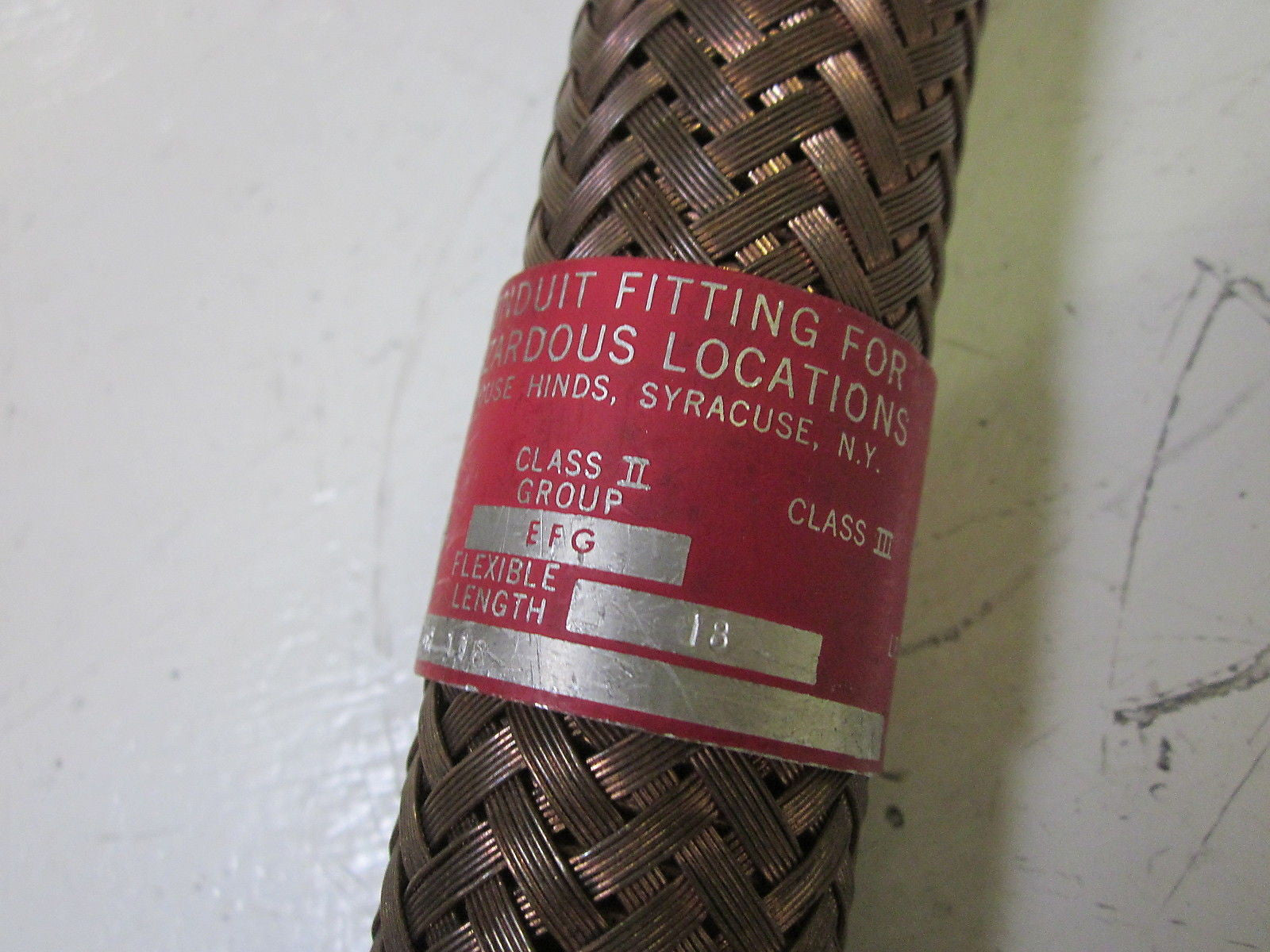 CROUSE-HINDS ECGJH-118 FLEXIBLE CONDUIT FITTING 1/2"  *NEW*