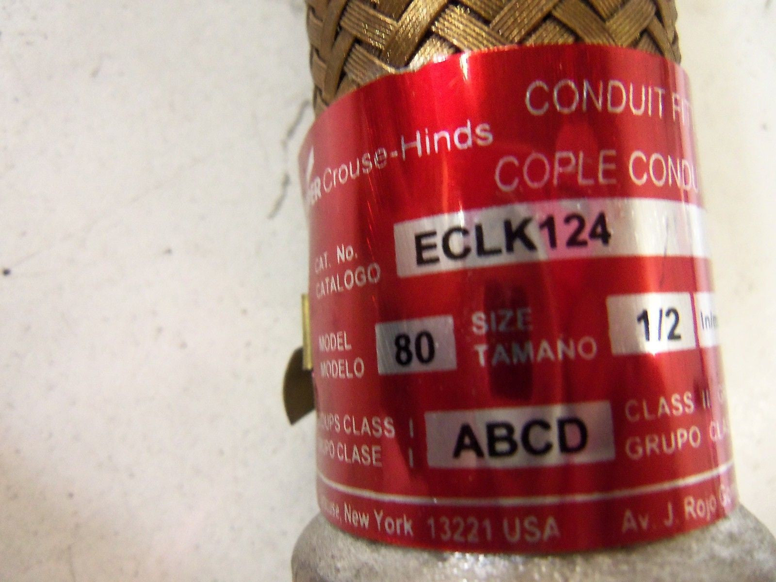 CROUSE-HINDS FLEXIBLE CONDUIT  ECLK124 *NEW NO BOX*