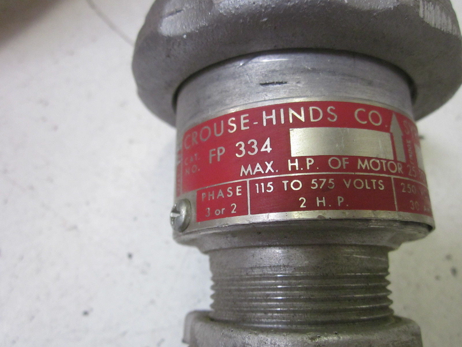 CROUSE-HINDS FP-334 *USED*