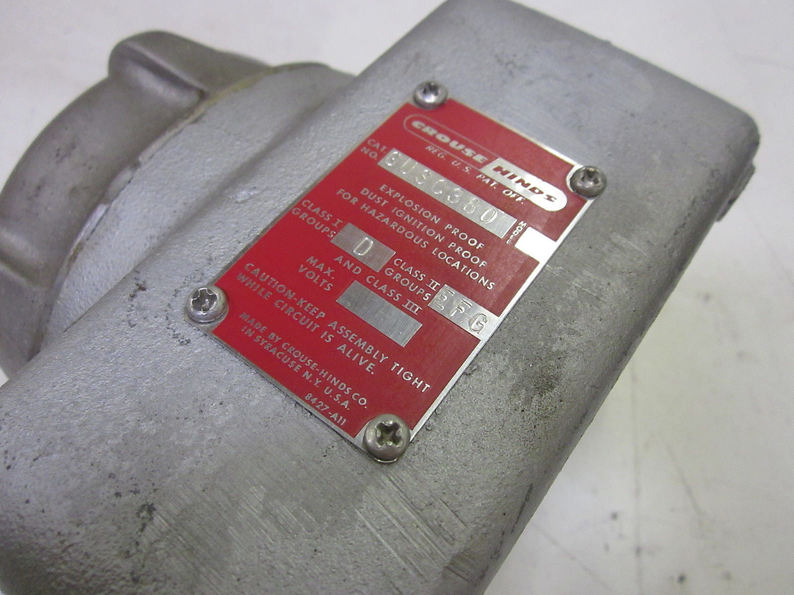 CROUSE-HINDS GUSC380 *USED*
