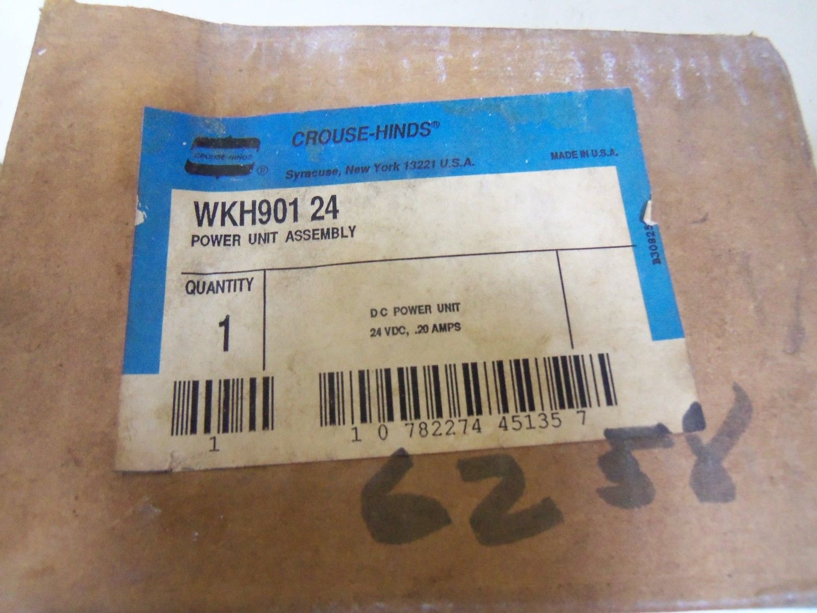 CROUSE-HINDS WKH901 24 *FACTORY SEALED*